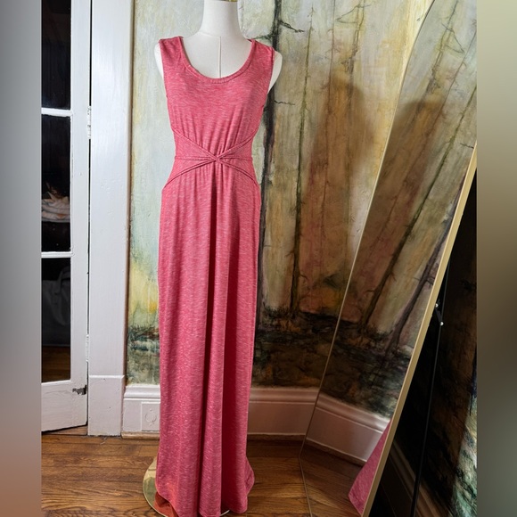 💥Priced to sell💥
NO OFFERS 
Max Studio Coral Red Maxi Dress Size Small - Picture 1 of 7